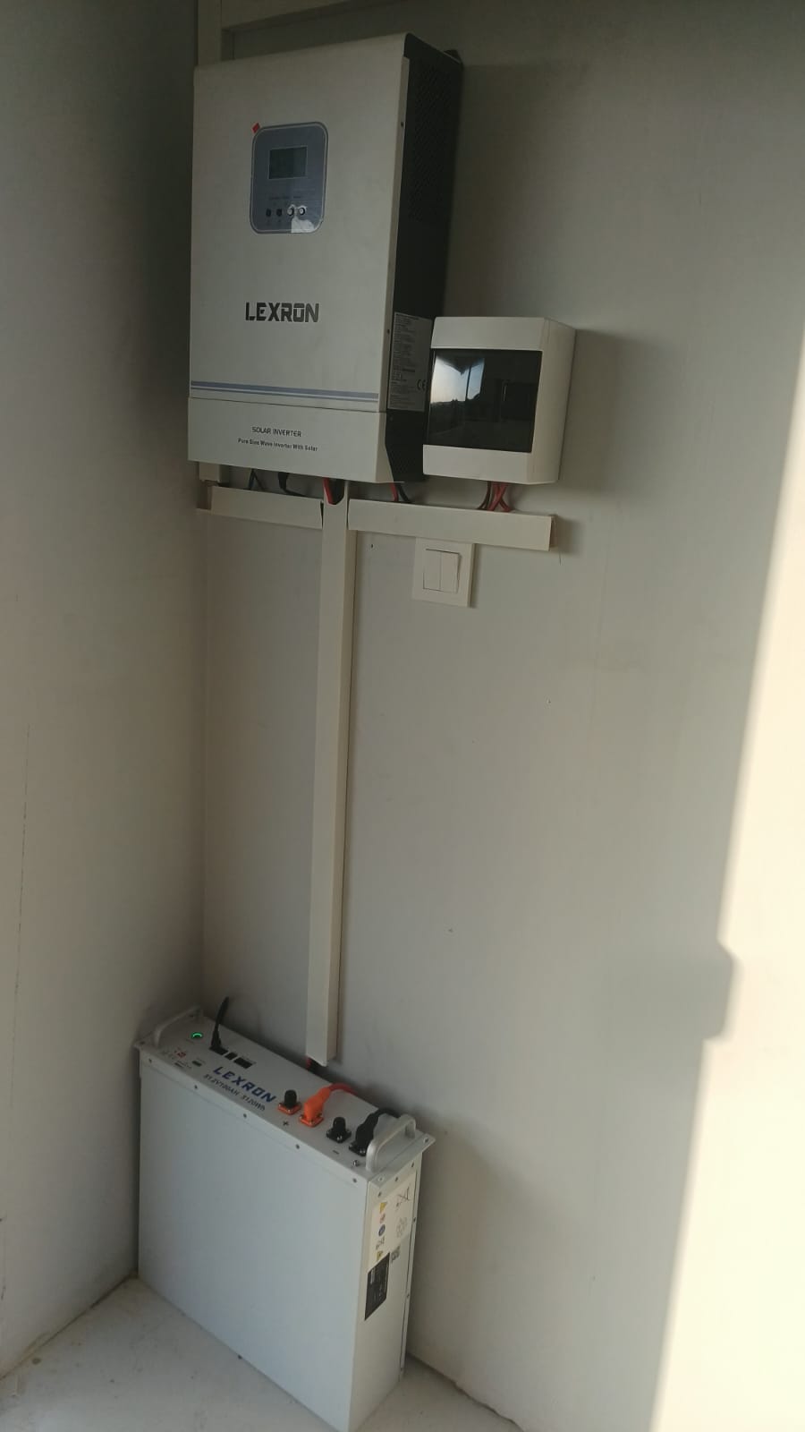 6 kw lık lityum bataryalı sistemimz 